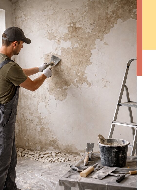 Снятие старой шпаклевки в Салехарде от 1980 руб. — быстро и недорого | ОТДЕЛОЧНИК-Слх