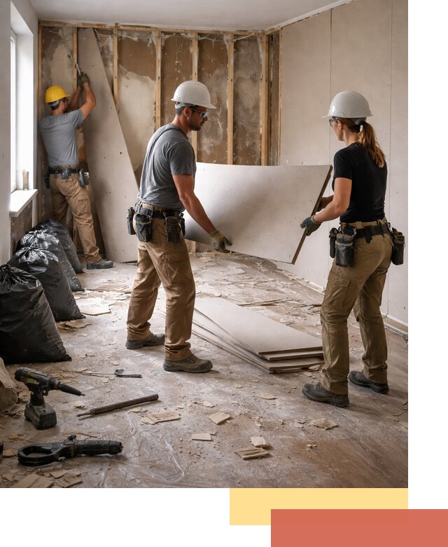 Демонтаж стеновых панелей в Салехарде быстро и аккуратно