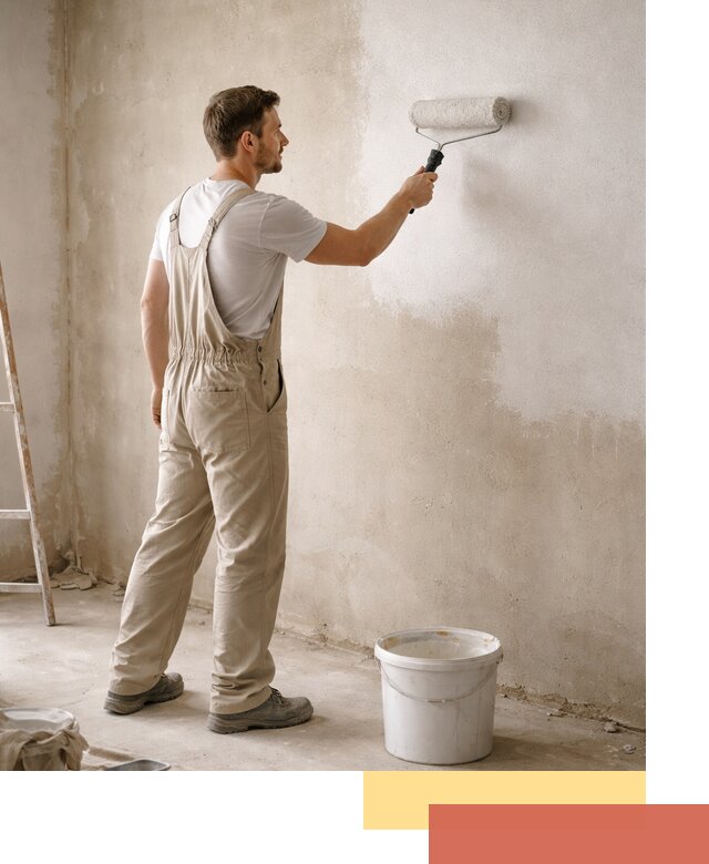 Грунтовка стен под отделку в Салехарде профессиональным раствором