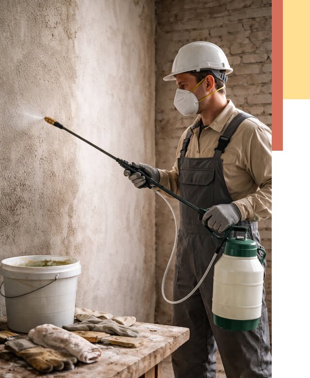 Антисептическая обработка стен в Салехарде от 1284 руб. — быстро и недорого | ОТДЕЛОЧНИК-Слх