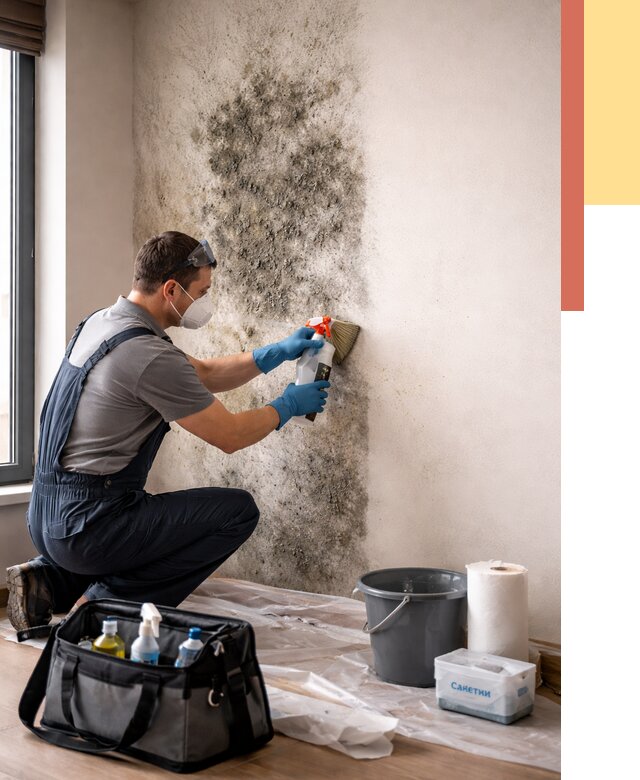 Удаление плесени со стен в Салехарде от 2301 руб. — быстро и недорого | ОТДЕЛОЧНИК-Слх