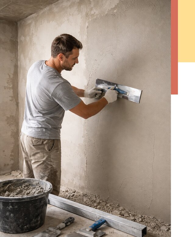 Штукатурка стен без маяков в Салехарде от 7707 руб/м2 — услуги и цена | ОТДЕЛОЧНИК-Слх