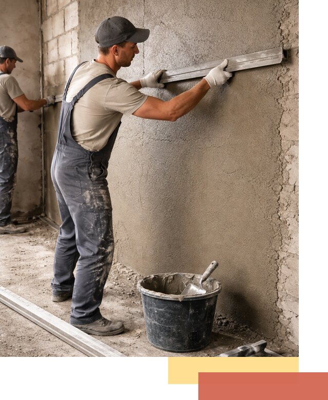 Штукатурка стен цементно-песчаная в Салехарде профессионально