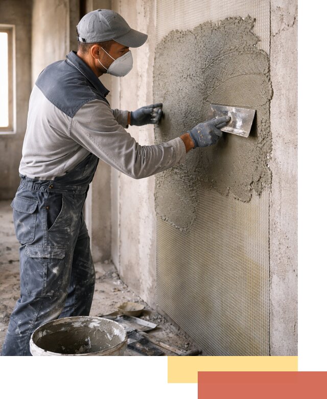 Штукатурка стен по сетке в Салехарде под ключ качественно и быстро