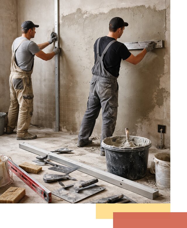 Профессиональная штукатурка стен под плитку в Салехарде