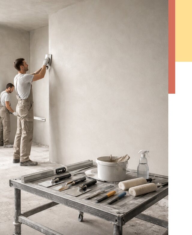 Штукатурка стен под покраску в Салехарде от 4817 руб./м² — качественно и недорого | ОТДЕЛОЧНИК-Слх