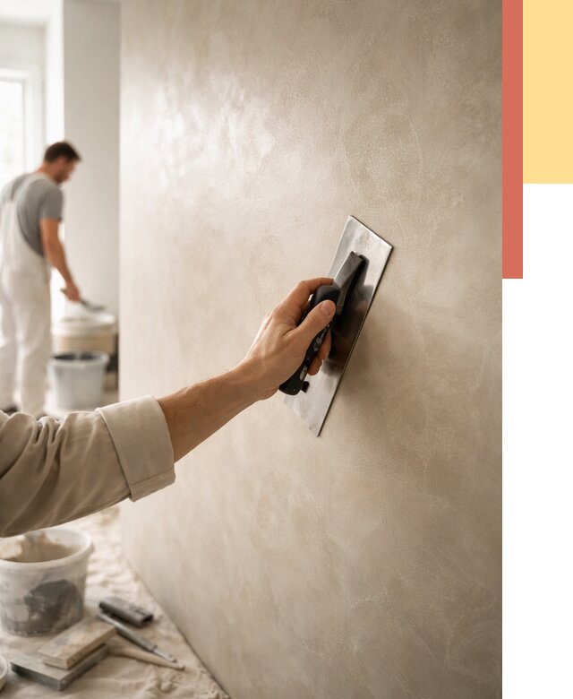 Венецианская штукатурка в Салехарде от 3746 руб/м² — нанесение стен под ключ | ОТДЕЛОЧНИК-Слх