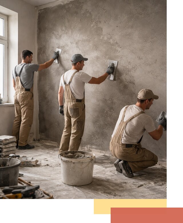 Декоративная штукатурка под бетон в Салехарде для стен и потолков