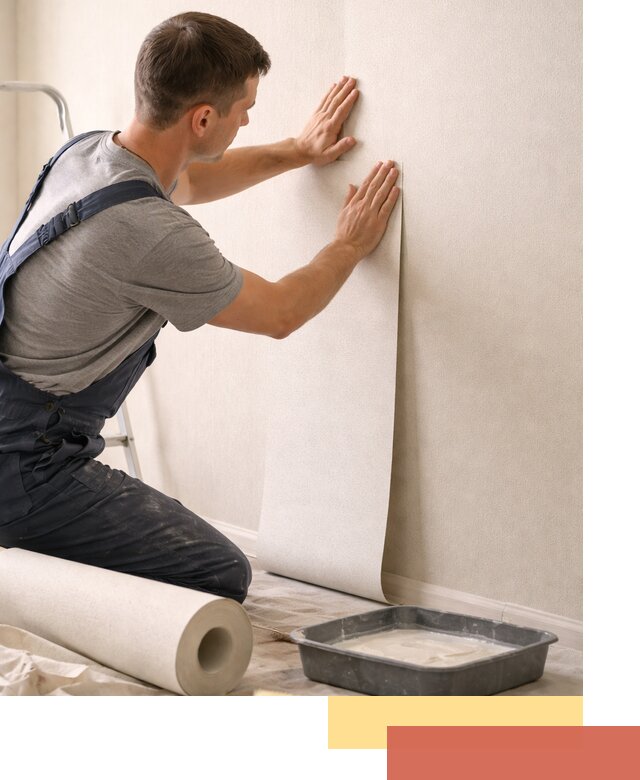 Поклейка флизелиновых обоев в Салехарде качественно и быстро