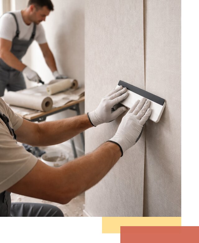 Поклейка обоев под покраску в Салехарде профессионально и быстро