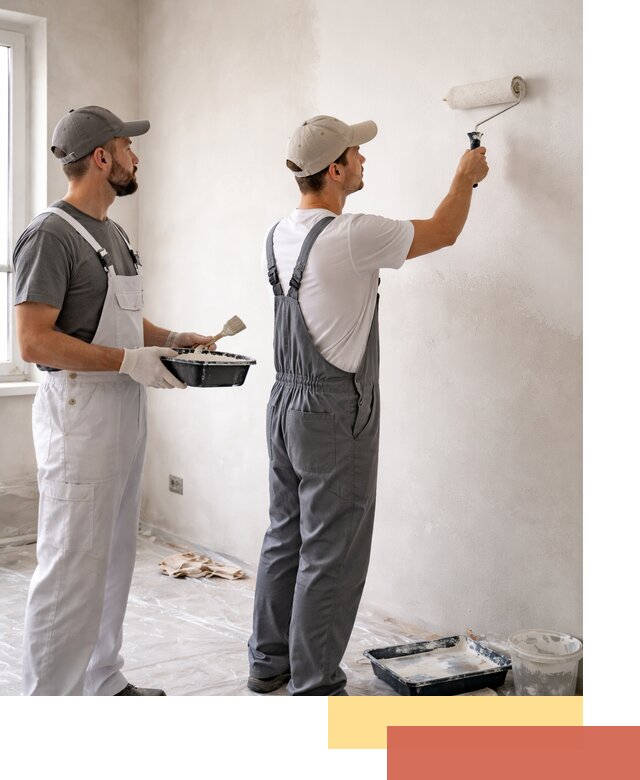 Покраска стен водоэмульсионной краской в Салехарде