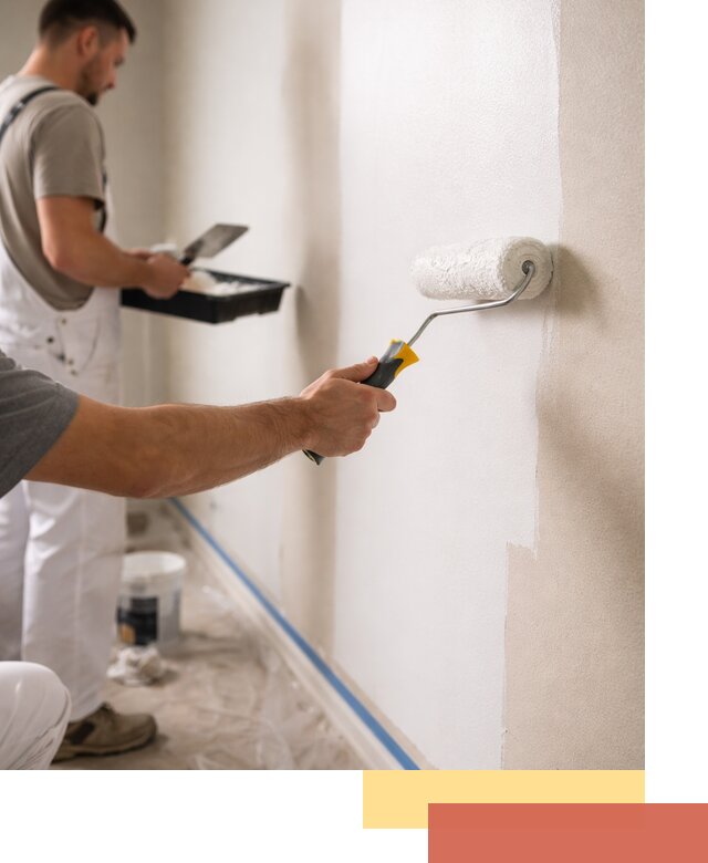 Покраска стен акриловой краской профессионально в Салехарде