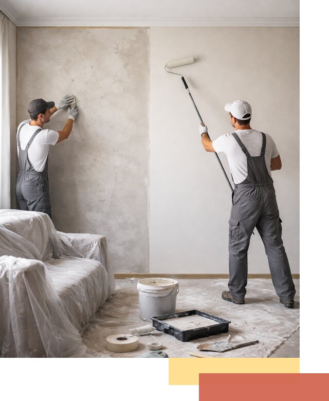 Покраска стен антивандальной краской в Салехарде