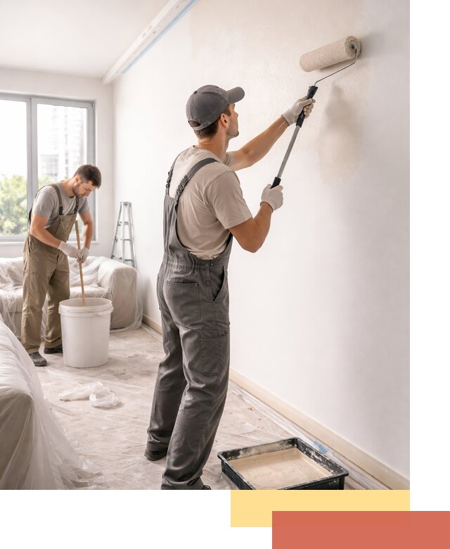 Покраска стен в офисе в Салехарде — быстрый и качественный ремонт