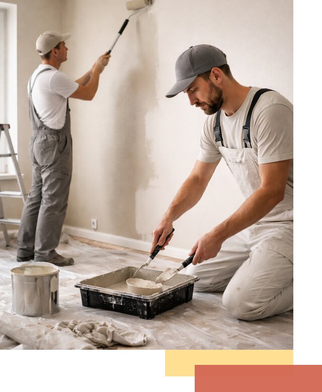 Покраска стен в квартире в Салехарде — профессионально и аккуратно