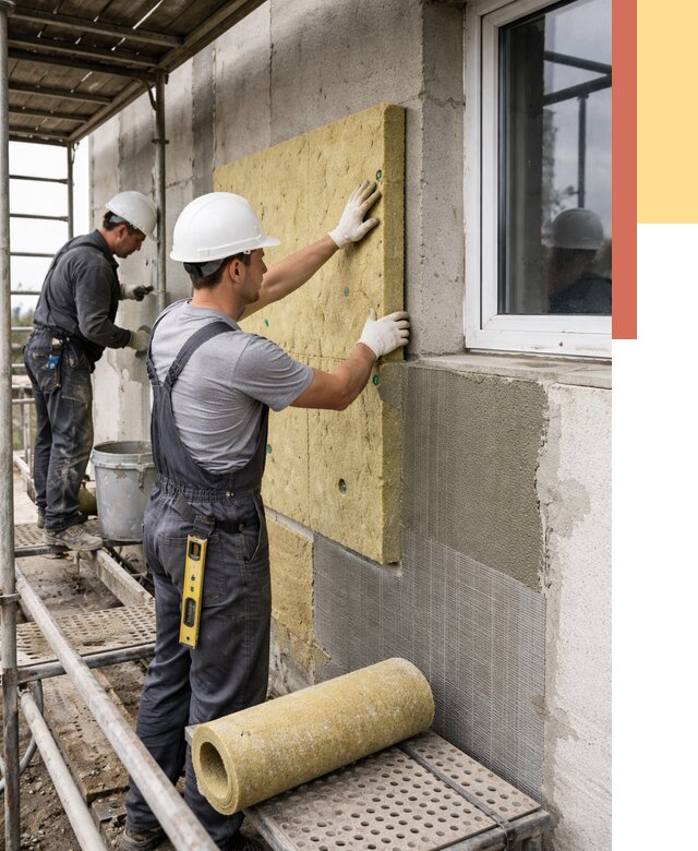 Утепление стен в Салехарде от 4603 руб. под ключ — быстро и недорого | ОТДЕЛОЧНИК-Слх