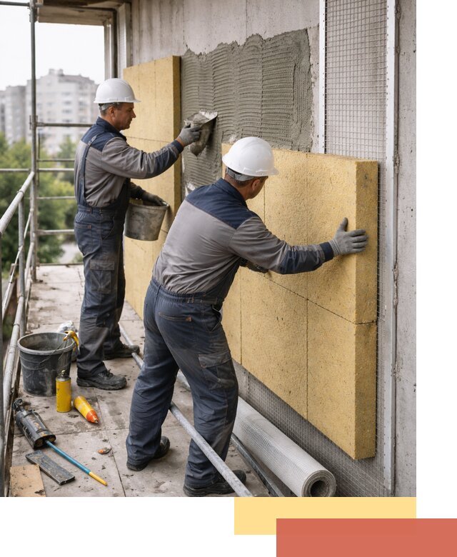 Утепление стен зданий и домов в Салехарде качественно и надежно