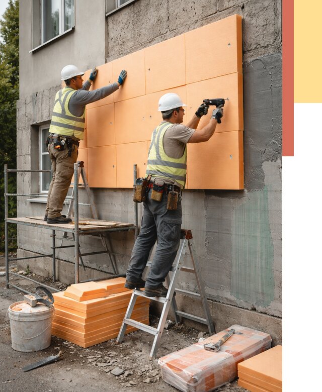 Утепление стен пеноплексом в Салехарде от 1980 руб./м2 — быстро и недорого | ОТДЕЛОЧНИК-Слх