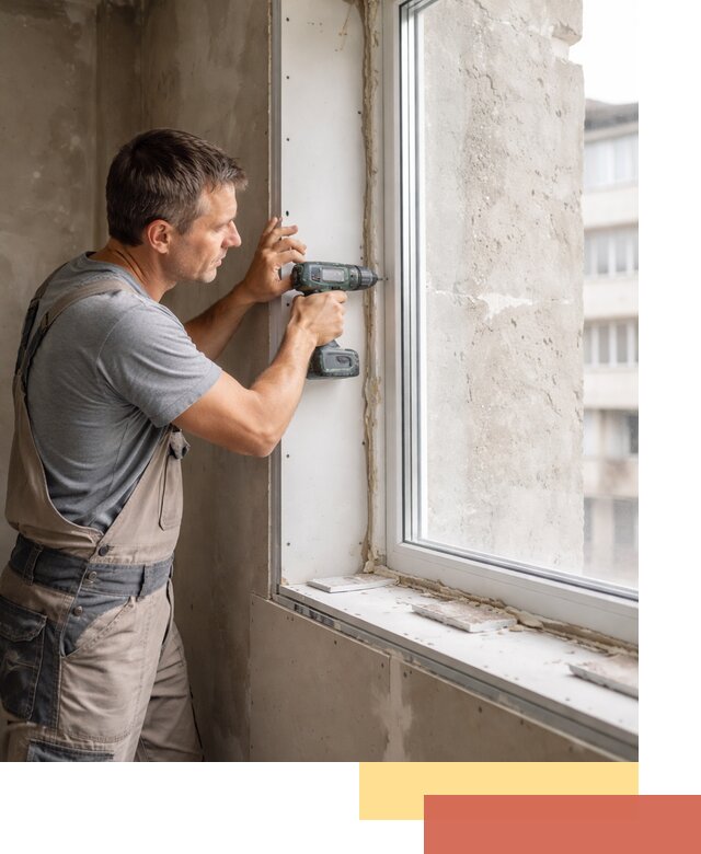 Монтаж гипсокартонных откосов в Салехарде под ключ