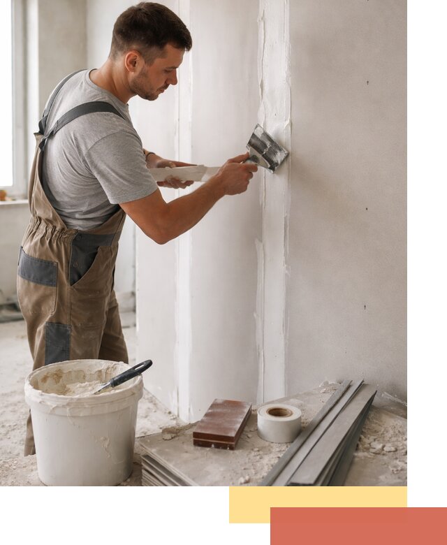 Шпаклевка перегородок из гипсокартона в Салехарде качественно и быстро