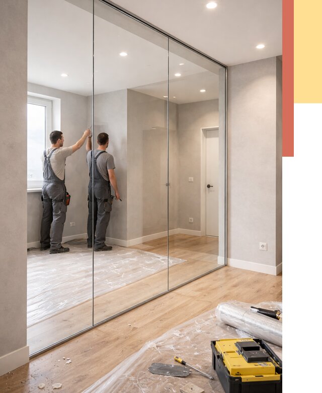 Безрамные стеклянные перегородки в Салехарде — монтаж от 10169 руб. | ОТДЕЛОЧНИК-Слх