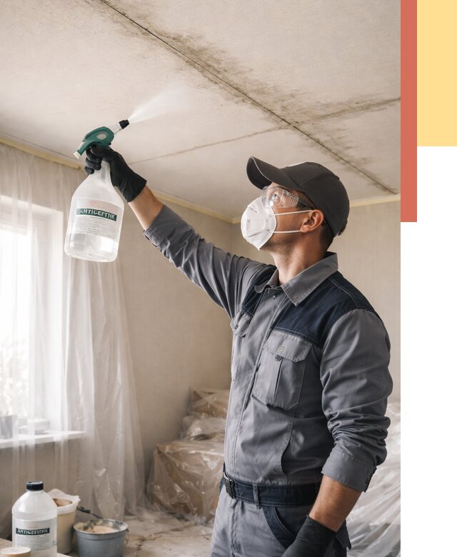 Антисептическая обработка потолка в Салехарде от 2676 руб. | ОТДЕЛОЧНИК-Слх