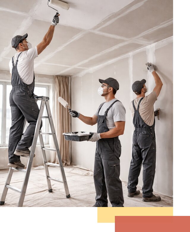 Покраска потолка из гипсокартона в Салехарде качественно и недорого