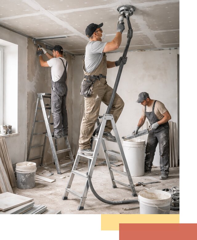 Ремонт потолка из гипсокартона в Салехарде: быстрый и качественный монтаж