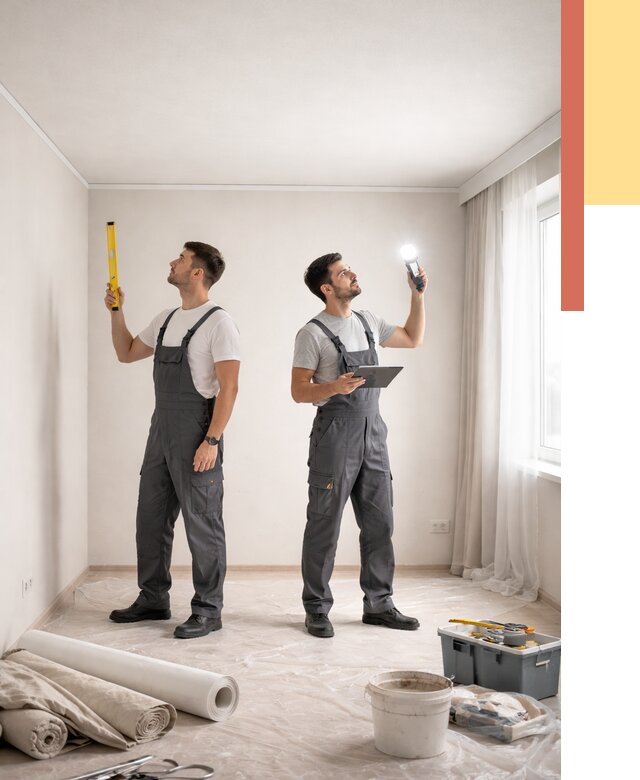 Отделка потолка в Салехарде недорого от 803 руб/м2 | Услуги ОТДЕЛОЧНИК-Слх