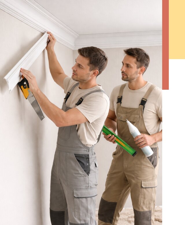 Монтаж потолочного плинтуса в Салехарде от 2462 руб. — быстро и недорого | ОТДЕЛОЧНИК-Слх