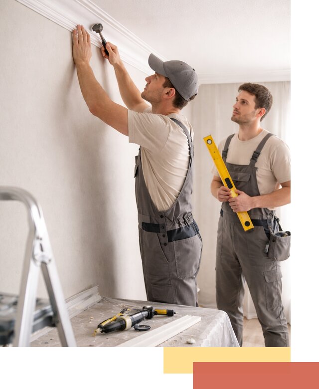 Монтаж потолочного плинтуса в Салехарде качественно и быстро