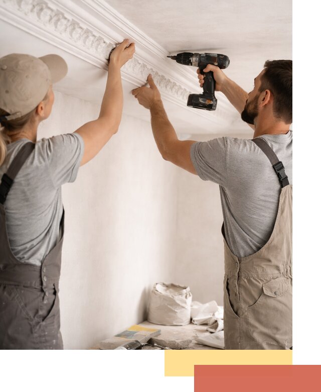 Профессиональный монтаж лепнины на потолок в Салехарде