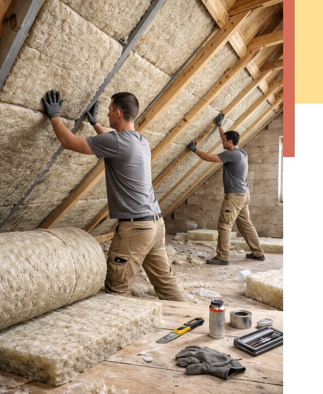 Утепление потолка минватой в Салехарде от 1552 руб. — быстро и недорого | ОТДЕЛОЧНИК-Слх