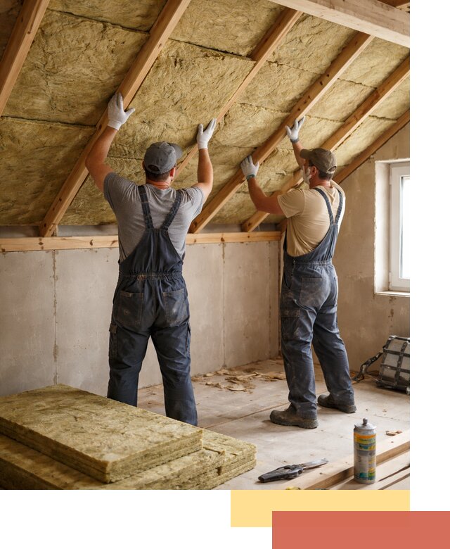 Утепление потолка минеральной ватой в Салехарде