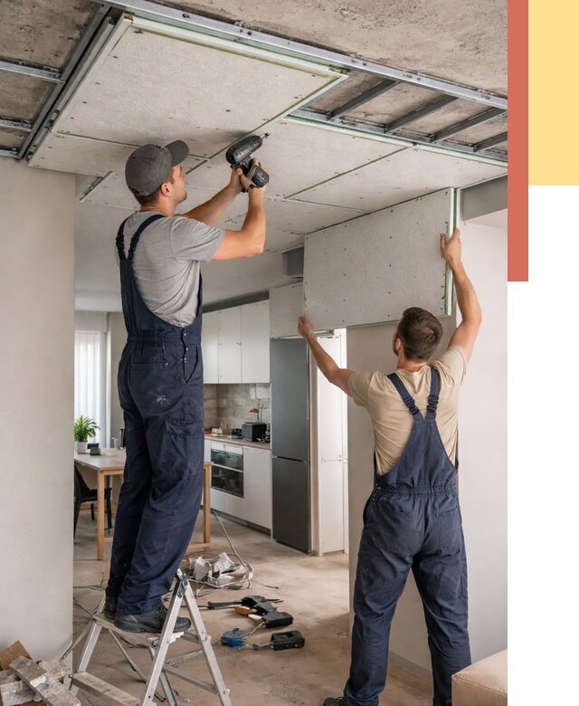 Шумоизоляция потолка панелями зипс в Салехарде от 1980 руб. под ключ | ОТДЕЛОЧНИК-Слх